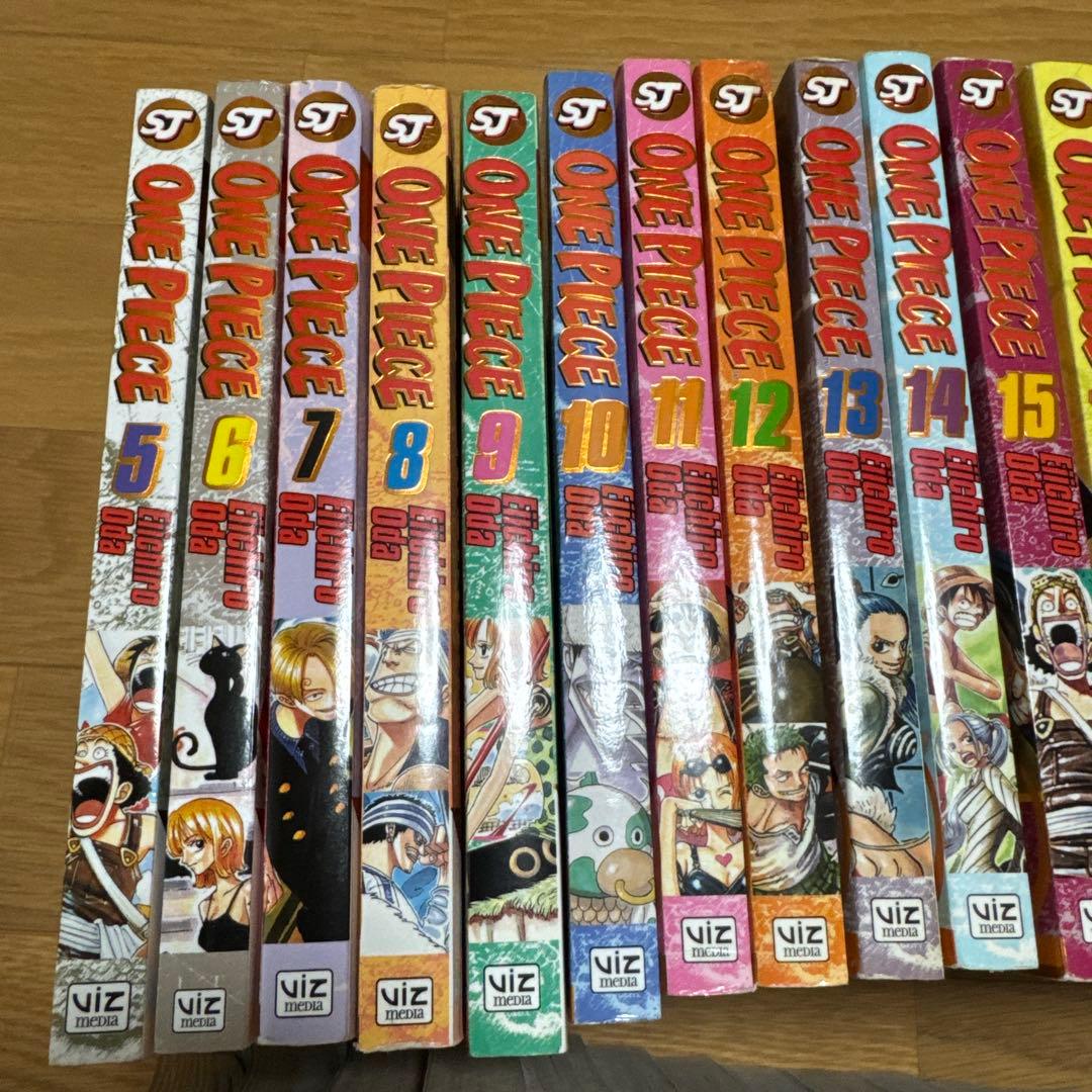 ONEPIECE 5-57巻　洋書