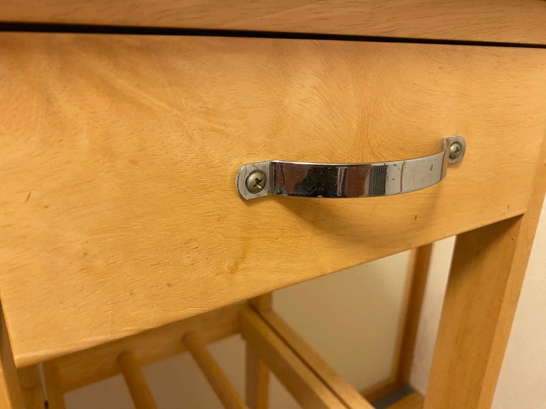 キャトルセゾン　キッチンワゴン　キャスター付