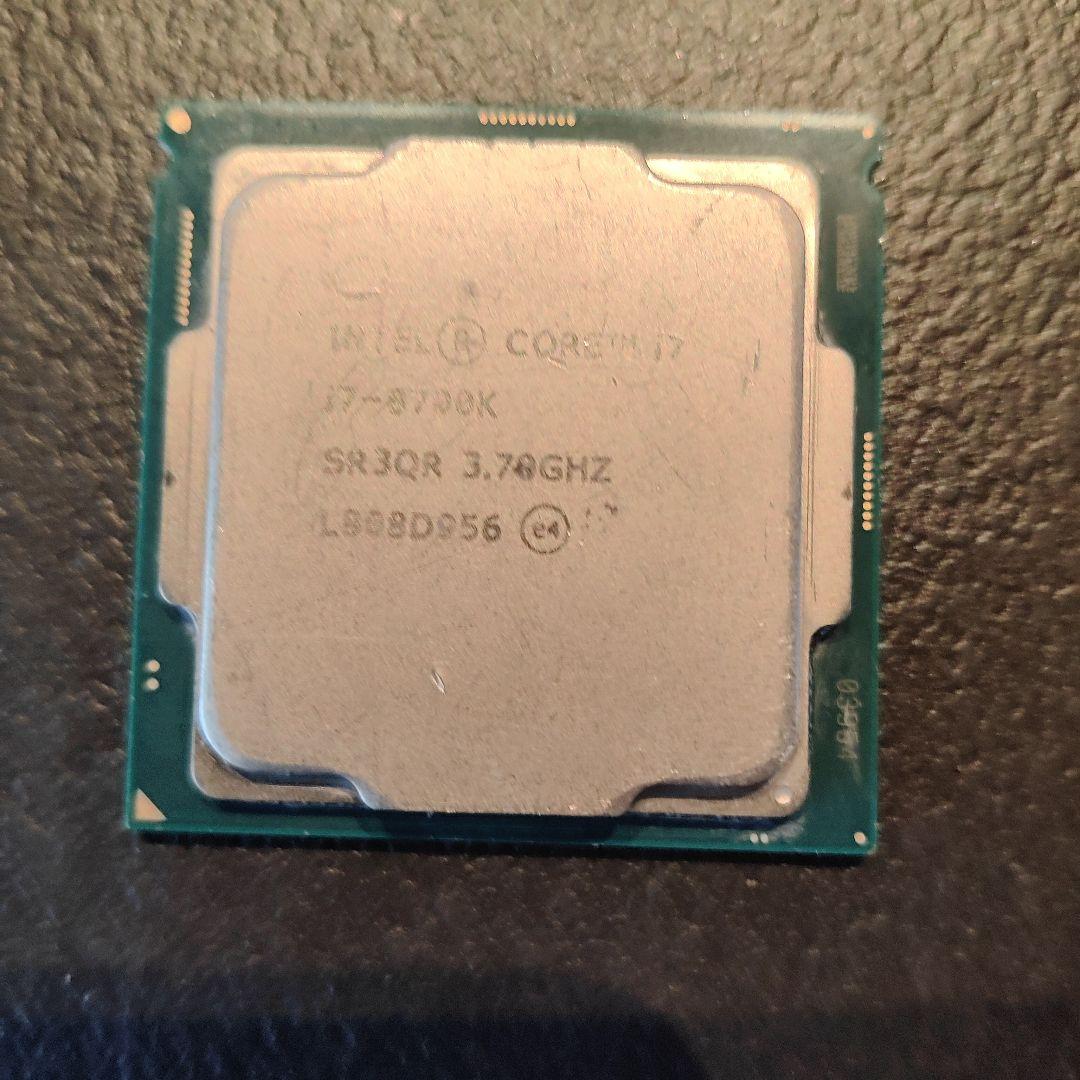 Intel Core i7-8700K 3.70GHz CPU　動作品