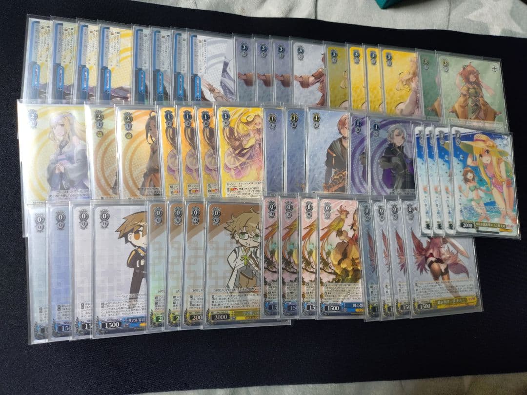 リアセカイ　デッキ　ヴァイスシュヴァルツ　ホロ多数　サイン