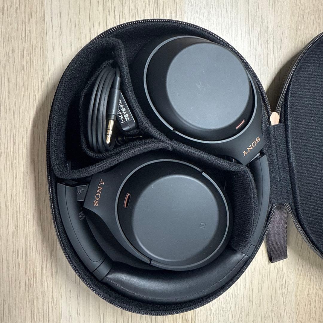 【美品】SONY WHー1000XM4 ワイヤレスヘッドホン 黒