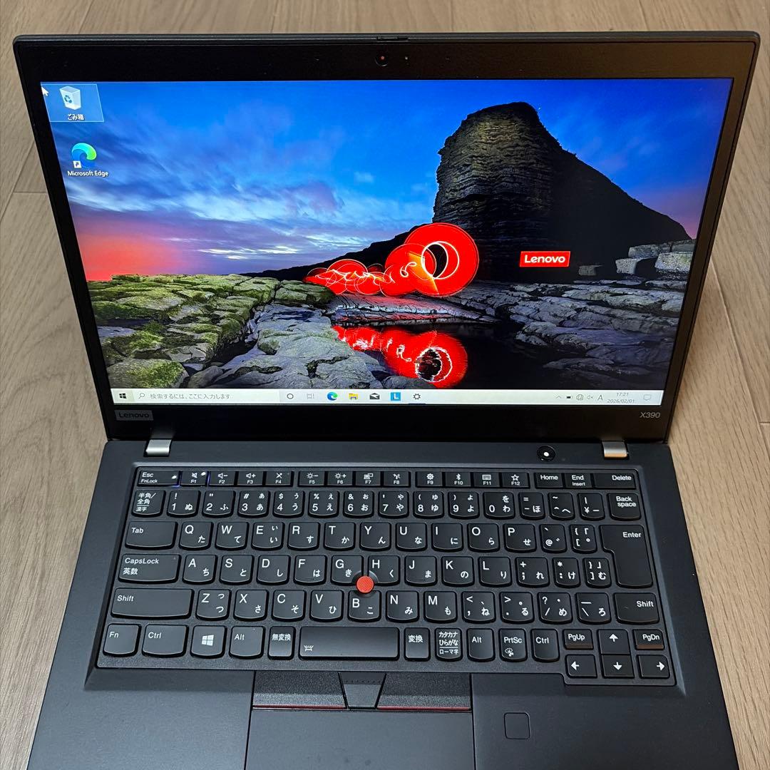 極美品 ThinkPadX390(13.3/Corei7/16GB/512GB)