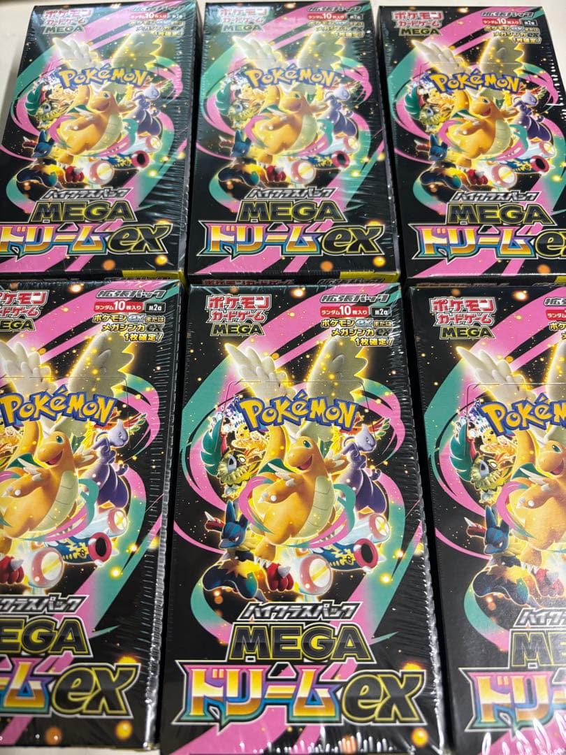 ポケモンカード MEGAドリームex6BOXシュリンク付き