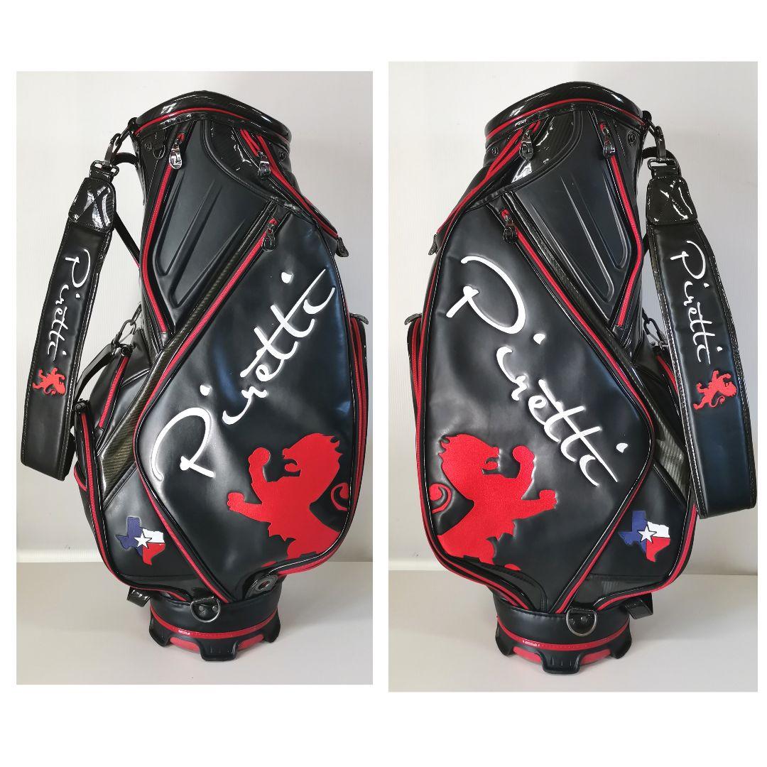 Piretti ピレッティキャディバッグ ゴルフバッグ 9型 ブラック