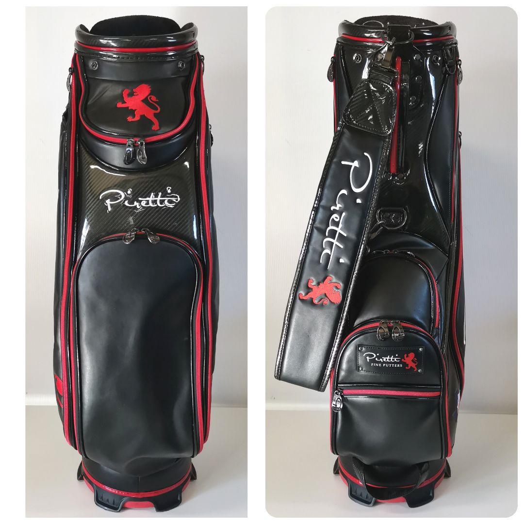 Piretti ピレッティキャディバッグ ゴルフバッグ 9型 ブラック