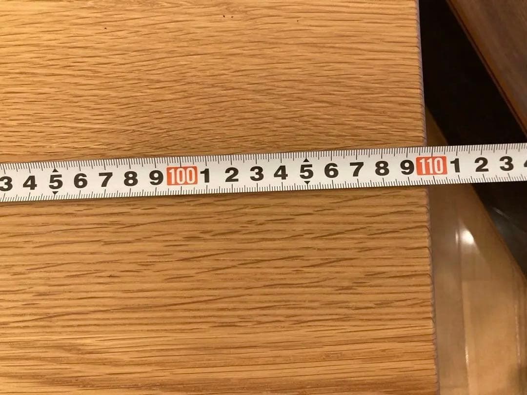 無印良品　オーク無垢材デスク