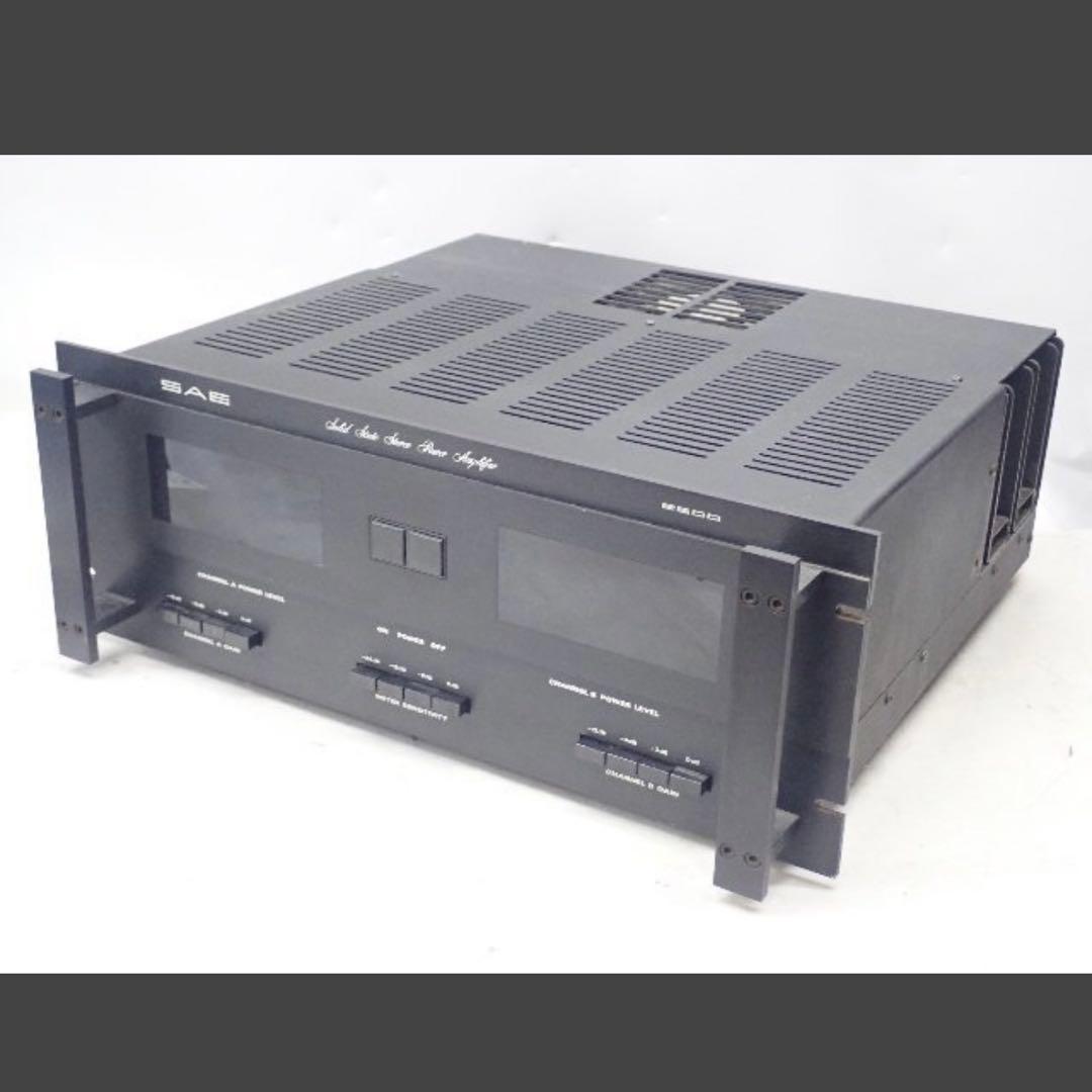 【美品】SAE 2600 ステレオパワーアンプ 1500W