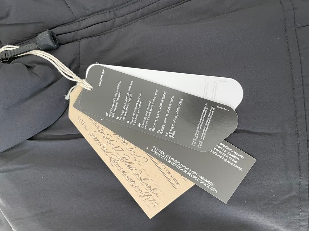 ワイパーインク　レベル7 プリマロフト ベスト S