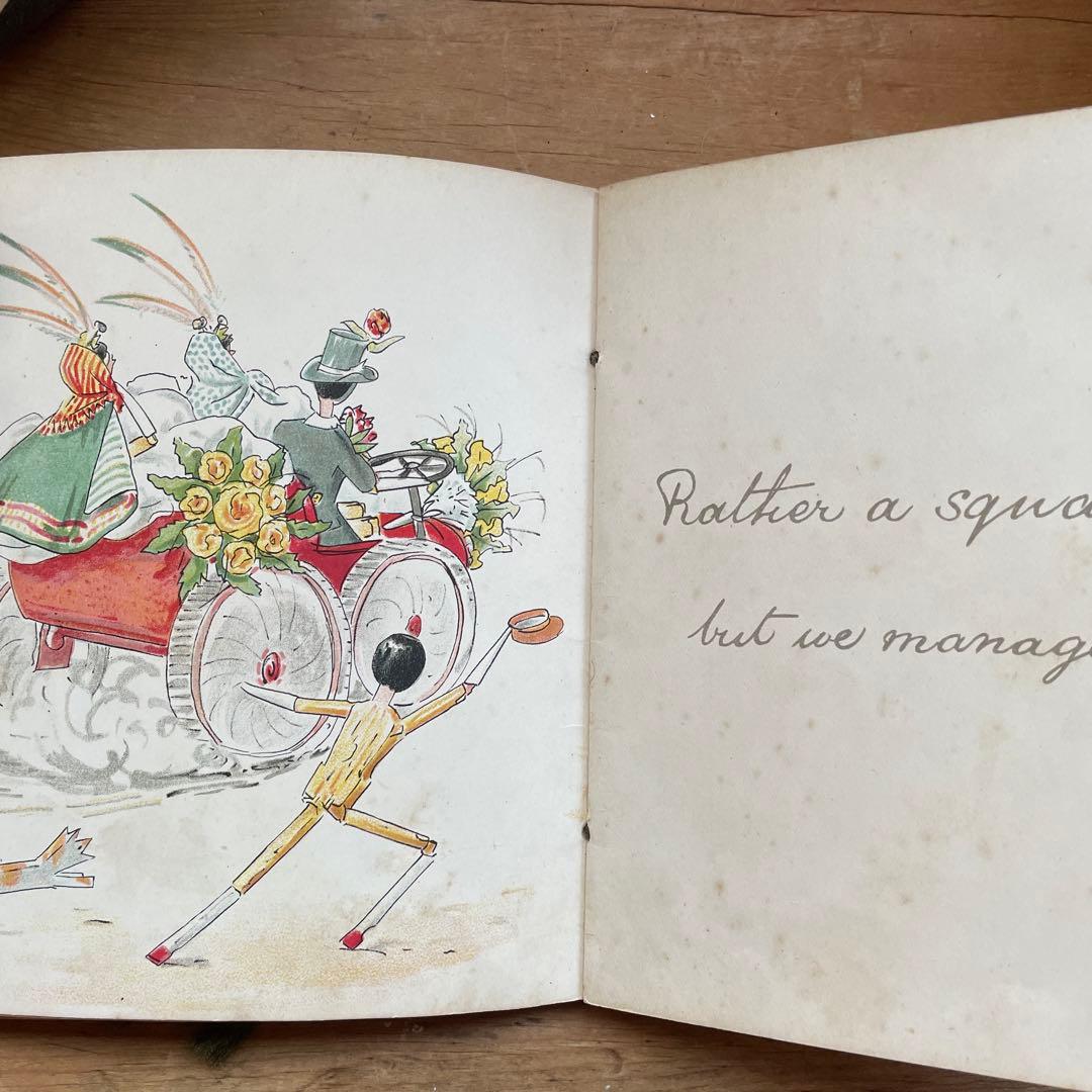 アンティーク　ペグドール　ピクチャーブック