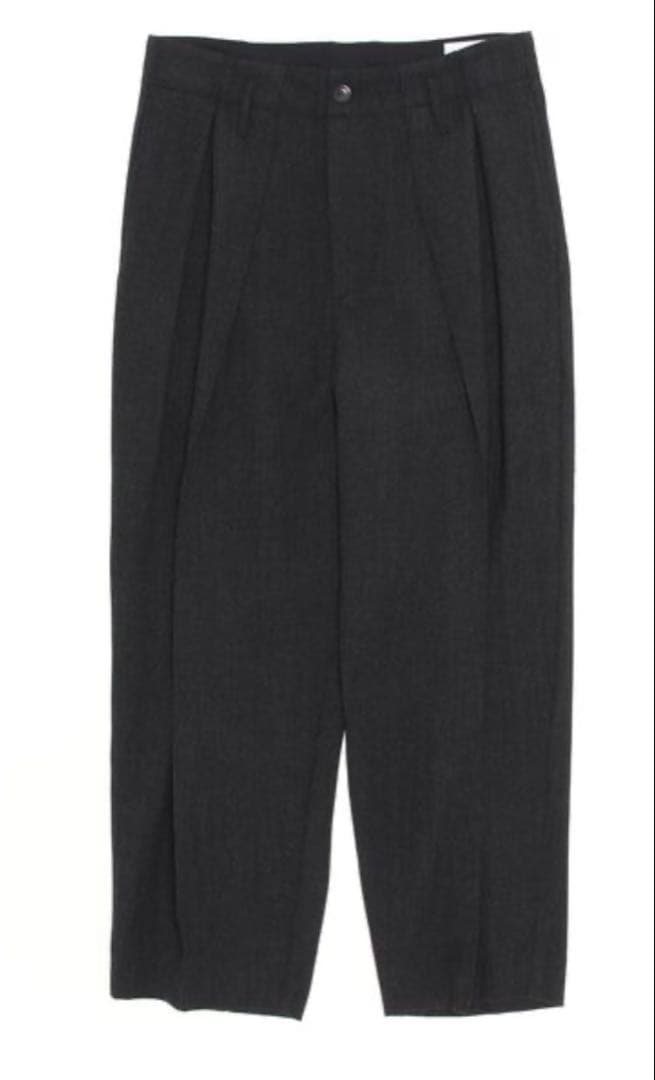 パンツ VOAAOV REFINE WOOL SERGE TUCK WIDEPANTS