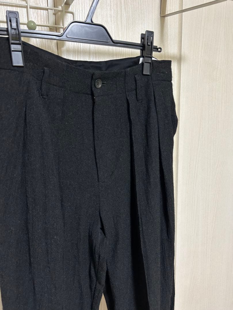 パンツ VOAAOV REFINE WOOL SERGE TUCK WIDEPANTS