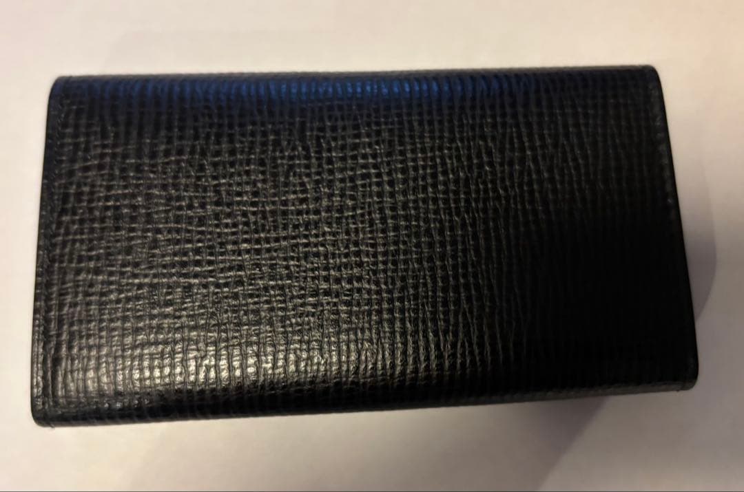 LOEWE ロエベ小物アナグラム6連キーケース カーフスキンブラックゴールド金具