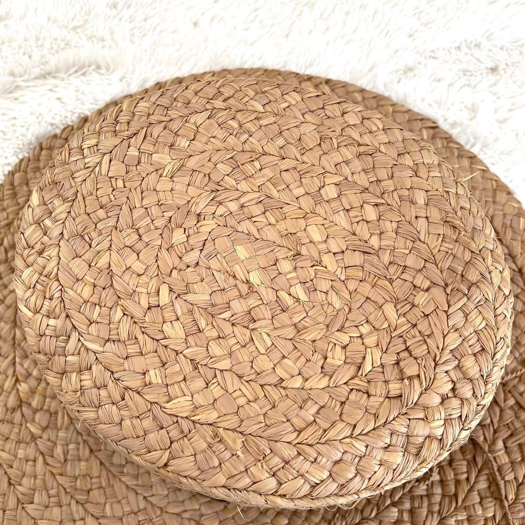 ヘレンカミンスキー✨麦わら帽子　カンカン帽　ハット　ストロー　ナチュラル　ヌガー