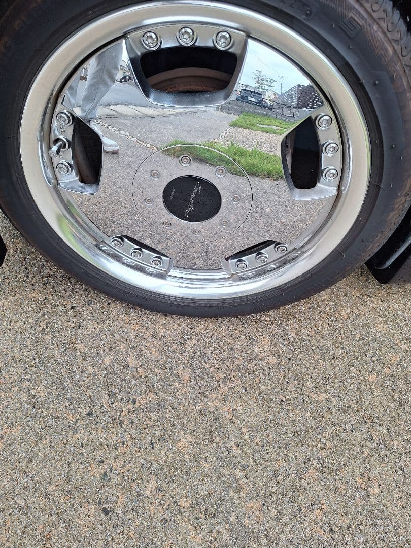 ワーク　ユーロライン　4本　15インチ　4穴　pcd100 メッキ