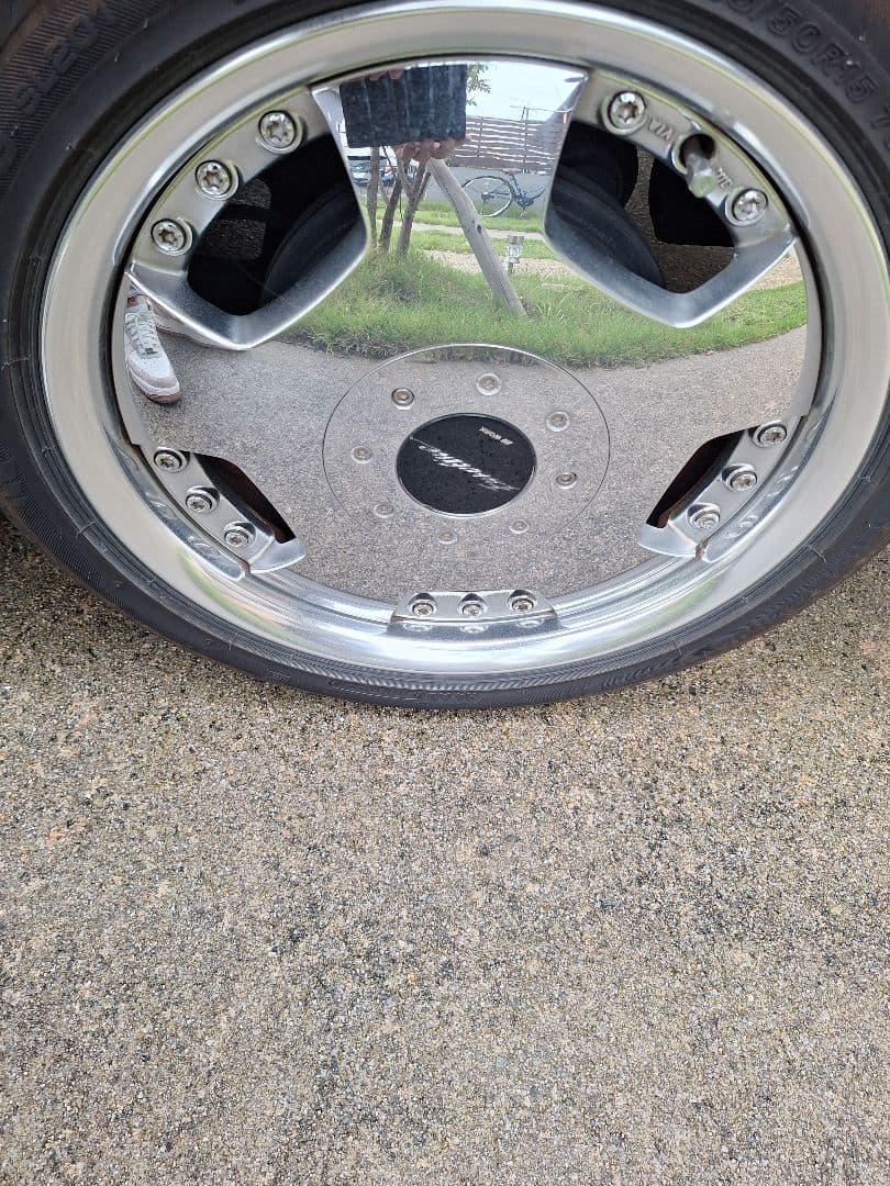 ワーク　ユーロライン　4本　15インチ　4穴　pcd100 メッキ