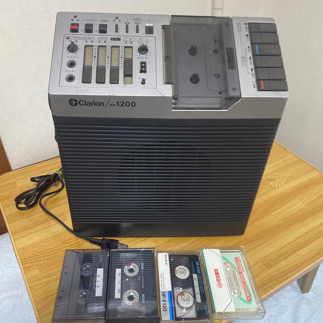 Clarion MH-1200 カセットプレーヤー　新品2本、雅楽3本