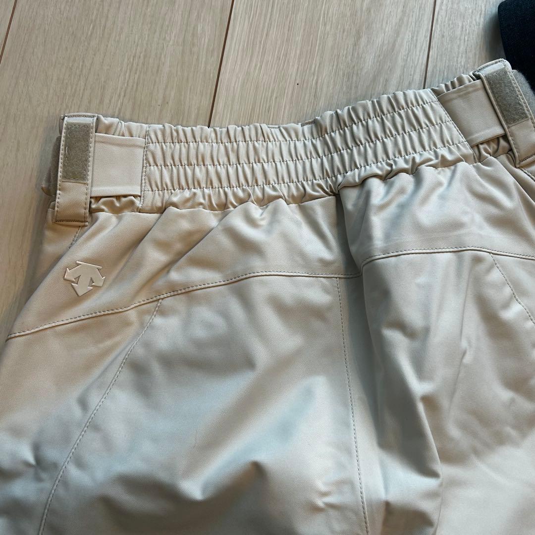【美品】デサント HEAT NAVIレディース スキーパンツ L