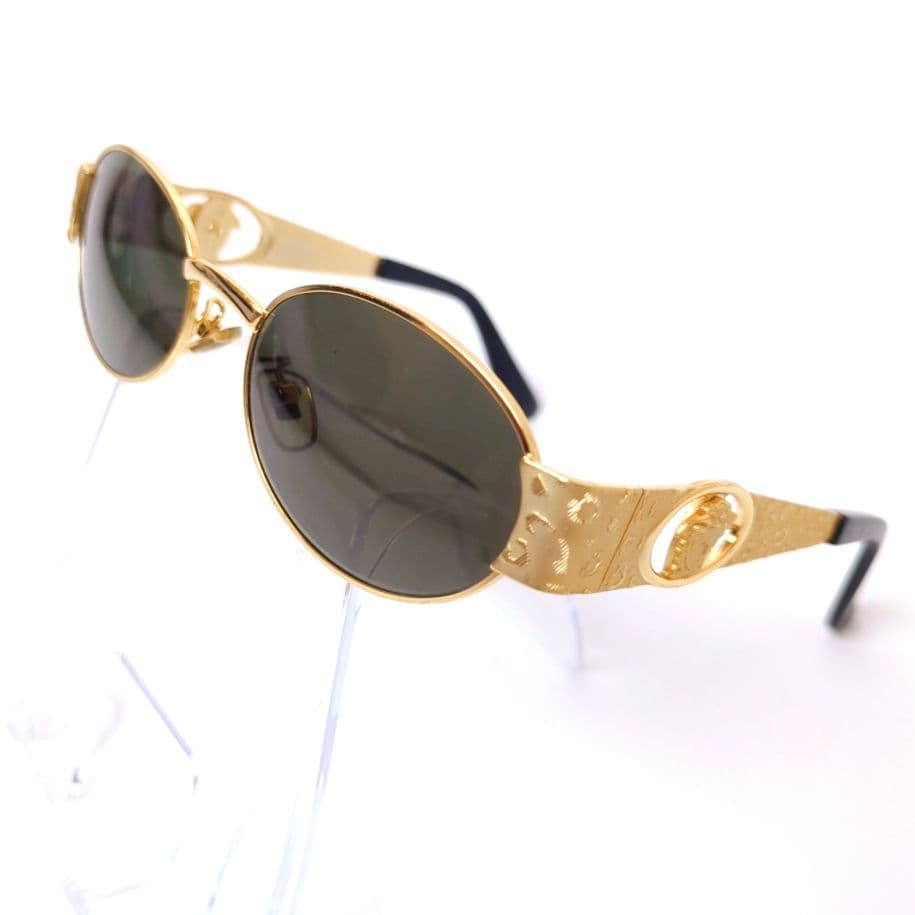 VERSACE　サングラス　メデューサ　ゴールド　細工　レディース