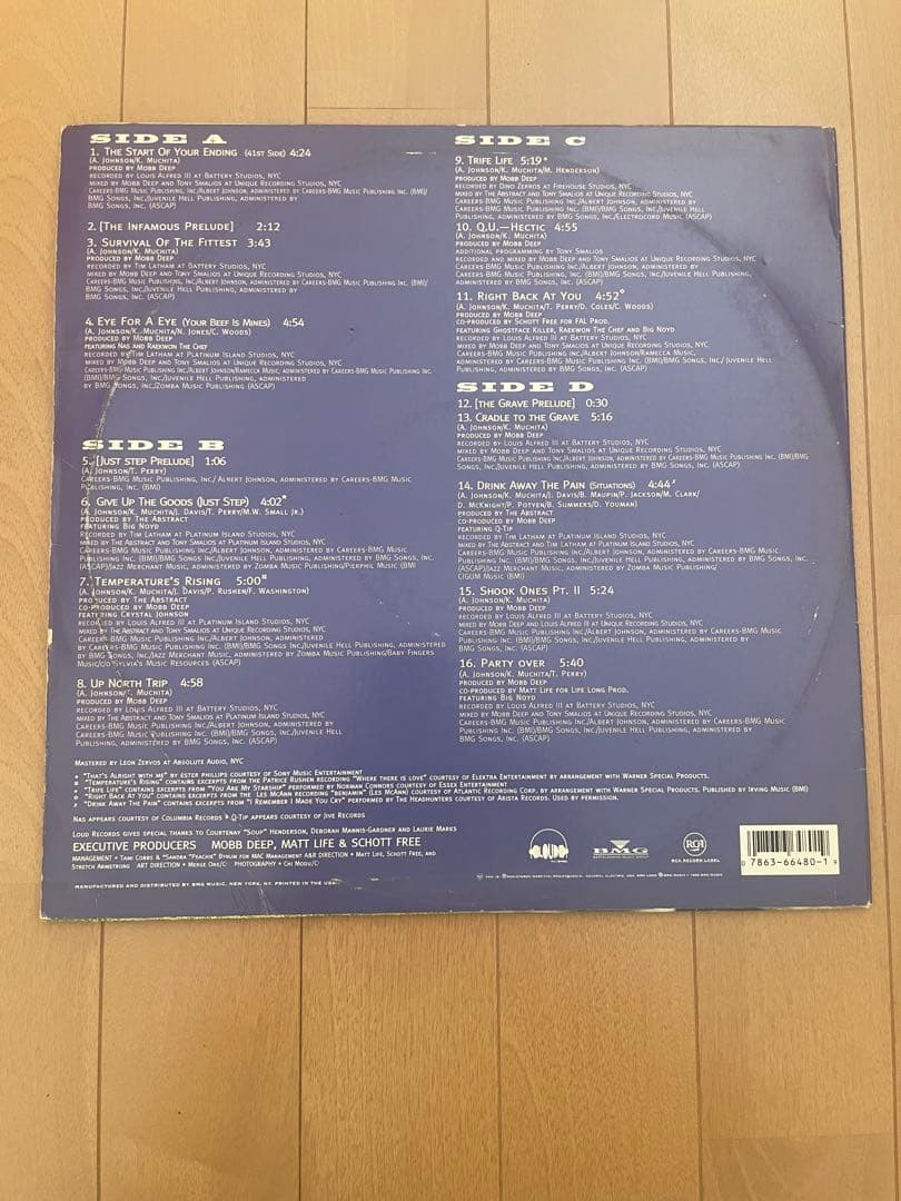 Mobb Deep The Infamous 黒色レコード