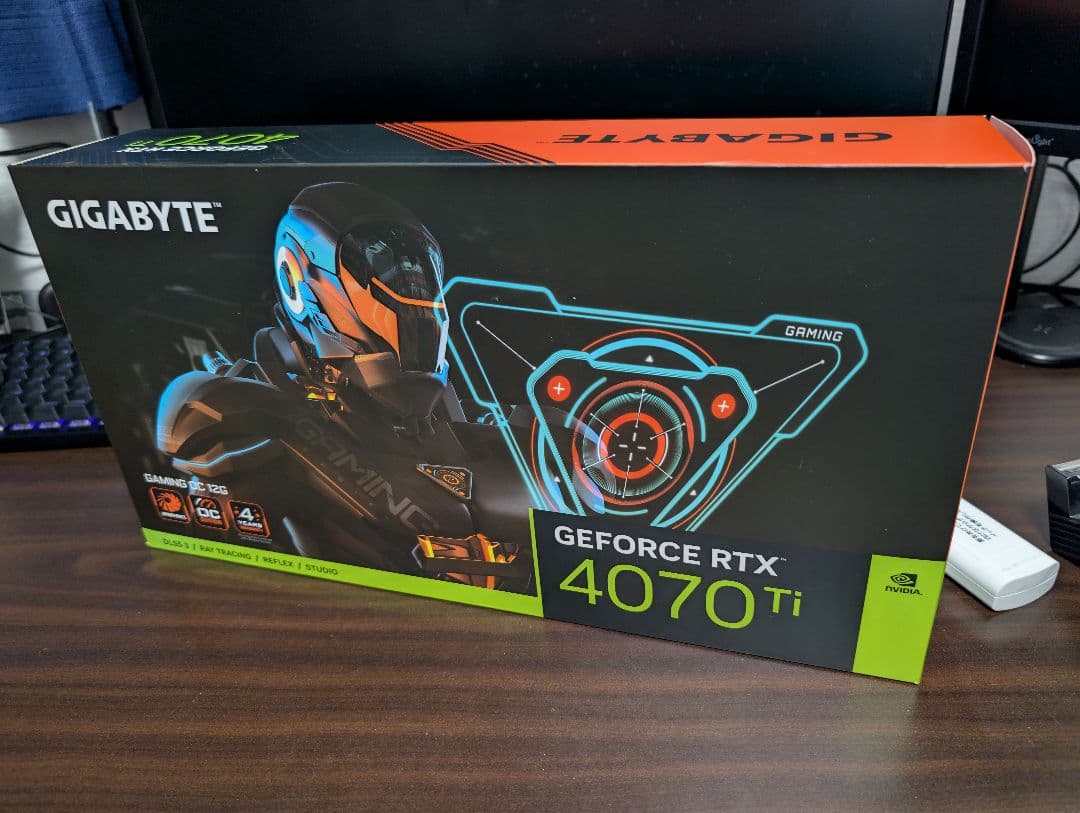 グラフィックボード・グラボ・ビデオカード Gigabyte RTX4070Ti 12GB