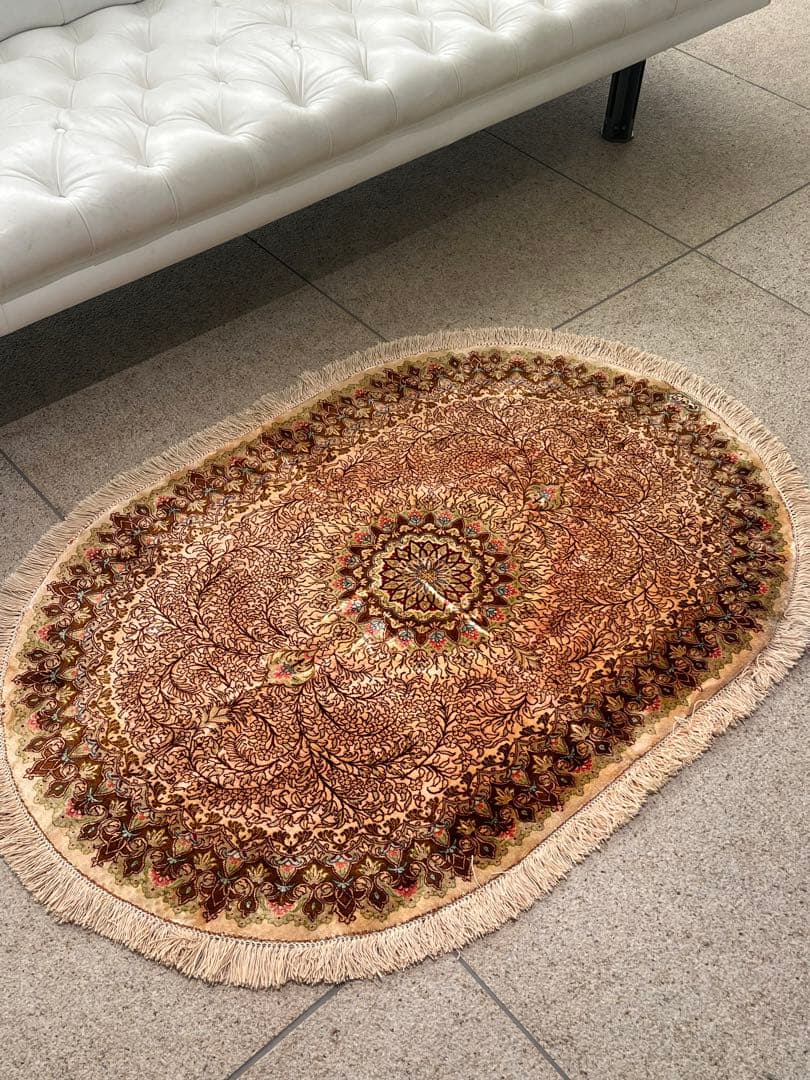 ビンテージラグ　楕円形