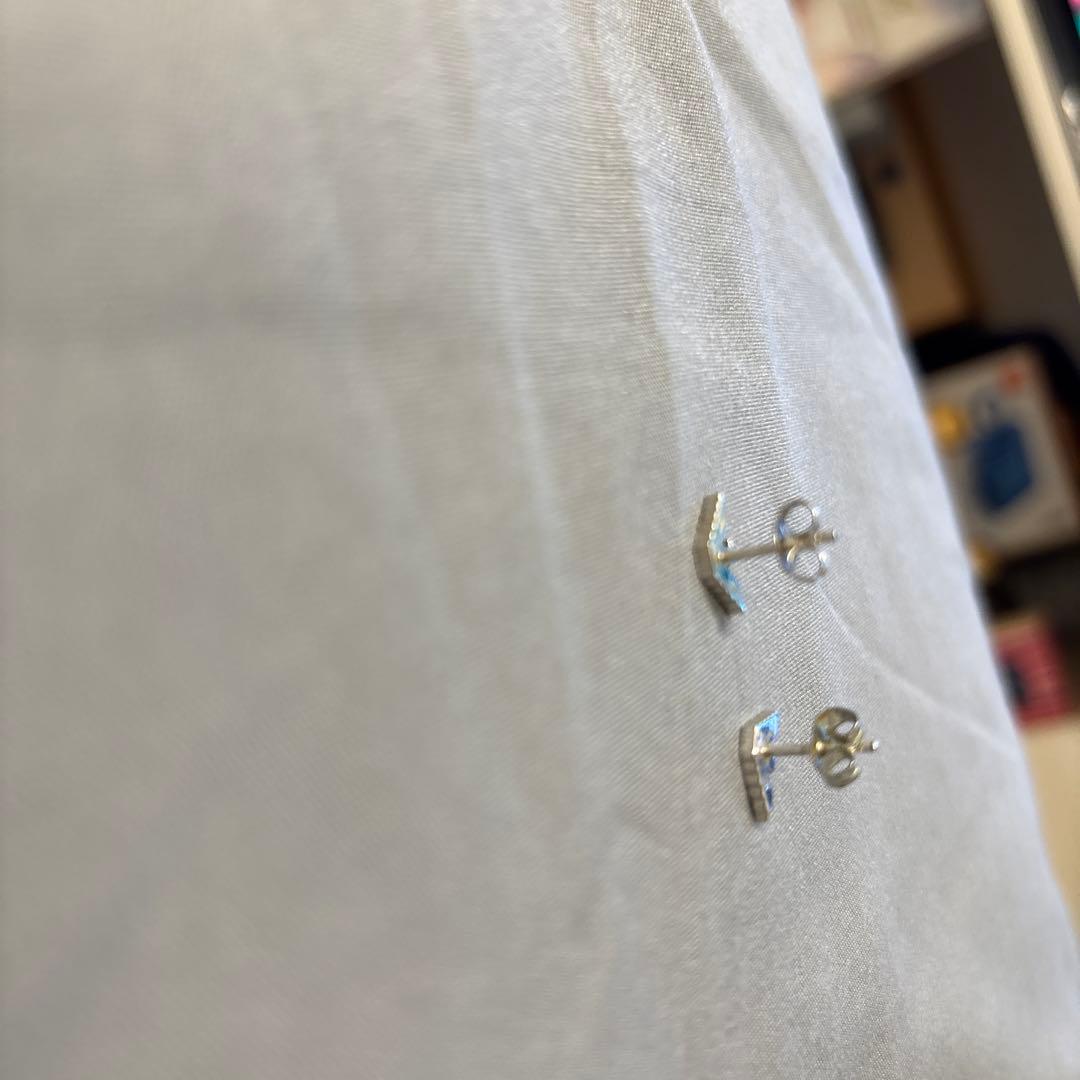 エンポリオアルマーニ ピアス イーグル シルバー925