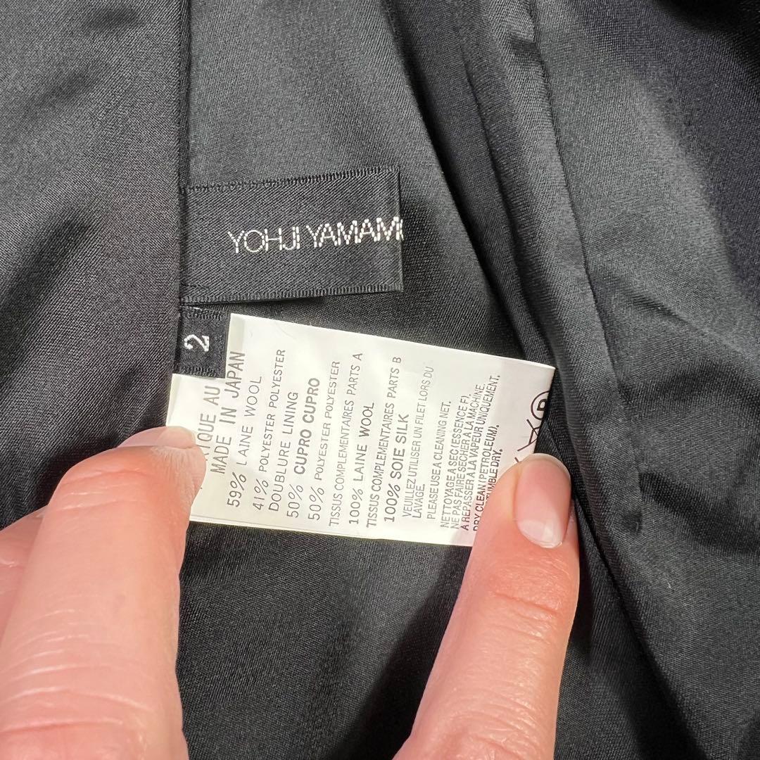 シルク混 Yohji Yamamoto+NOIR ツイードジャケット 2