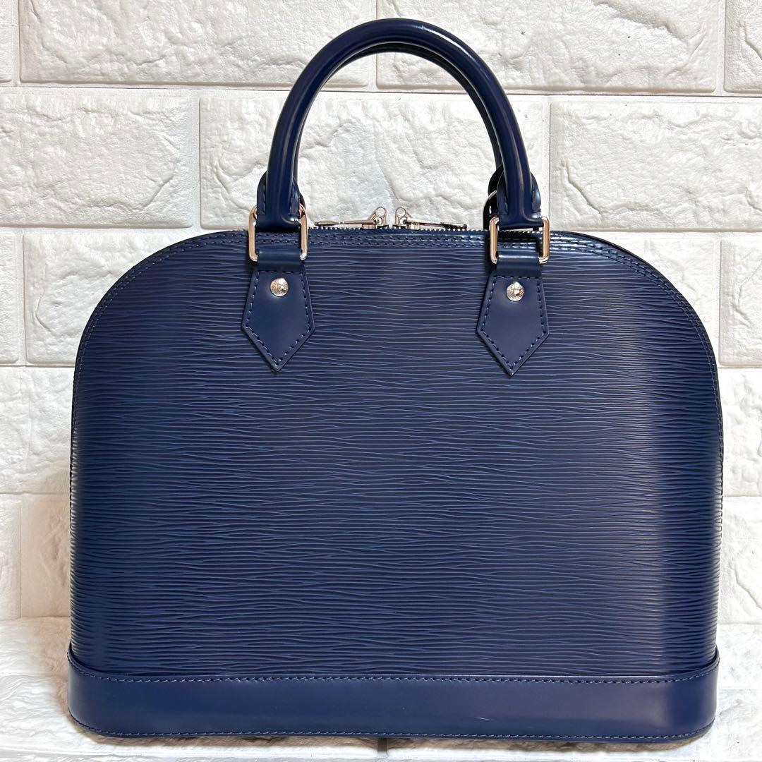 【美品】LOUIS VUITTON エピ　アルマ　ハンドバッグ　南京錠　鍵付き