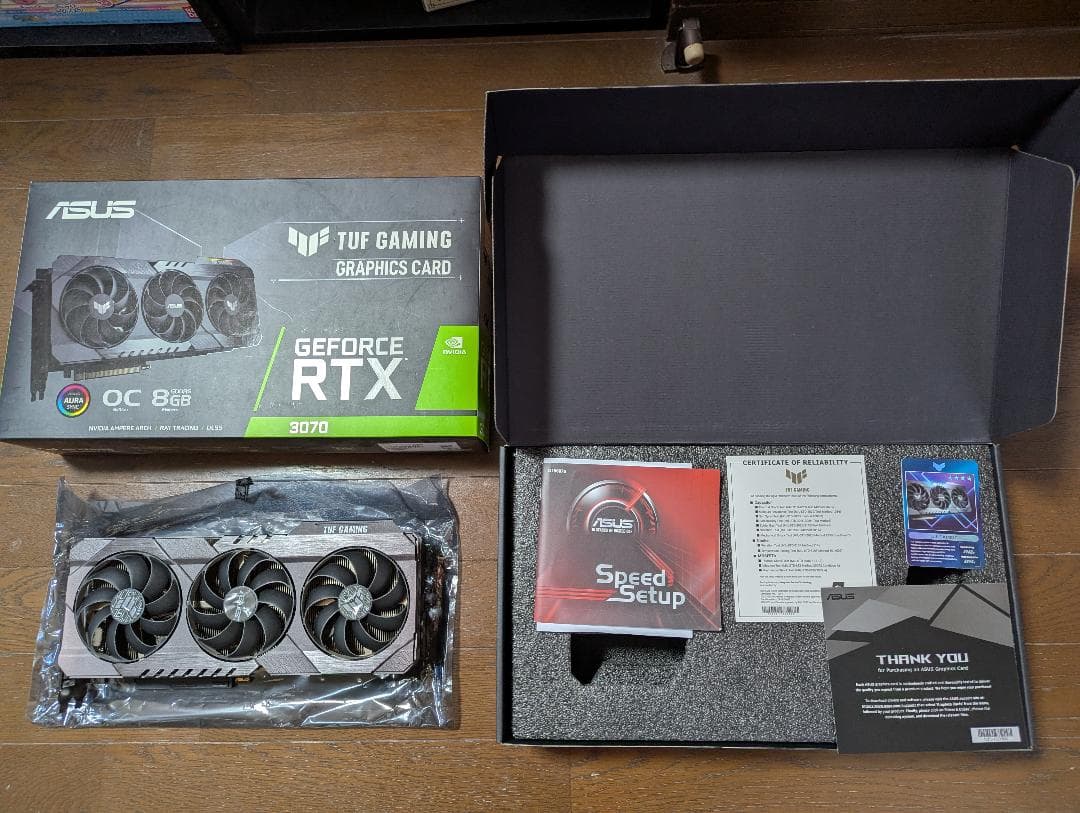グラフィックボード・グラボ・ビデオカード ASUS TUF Gaming GeForce RTX 3070 OC 8GB