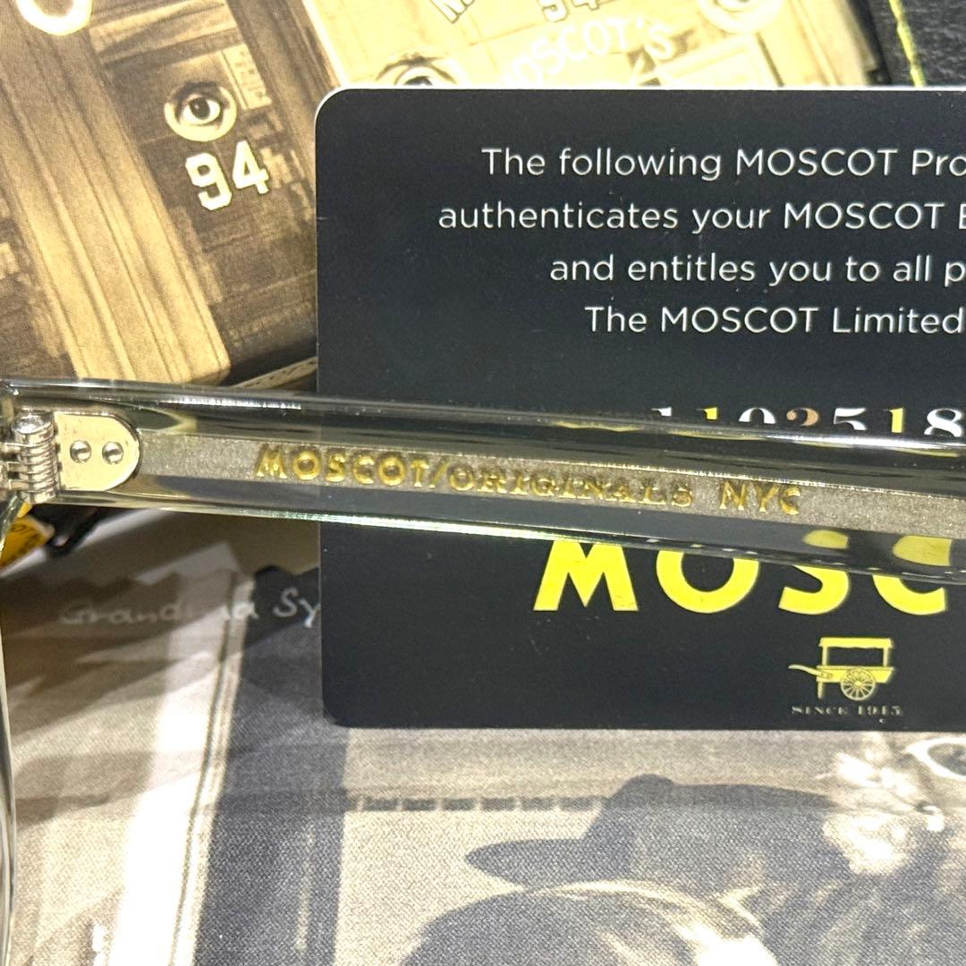 【新品】正規品モスコットGELT 49 SAGE 純正G15グリーンガラスレンズ