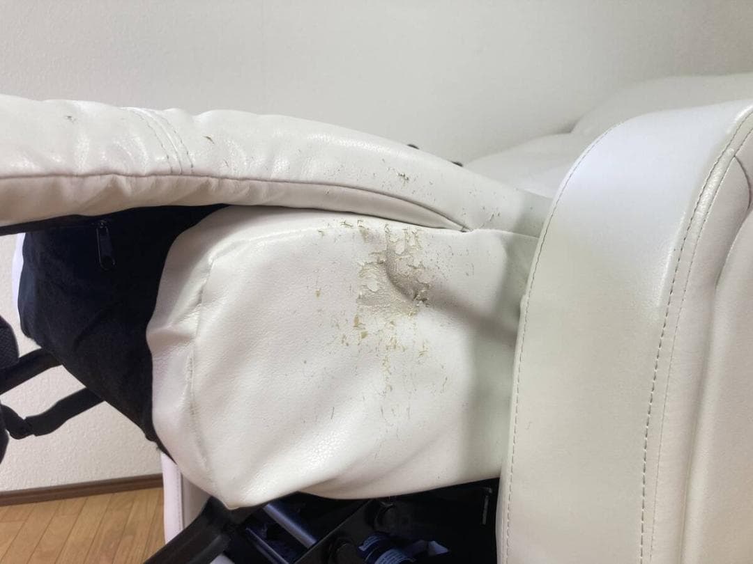 電動リクライニングソファ 白 ホワイト 一人掛け チェア シングルソファ