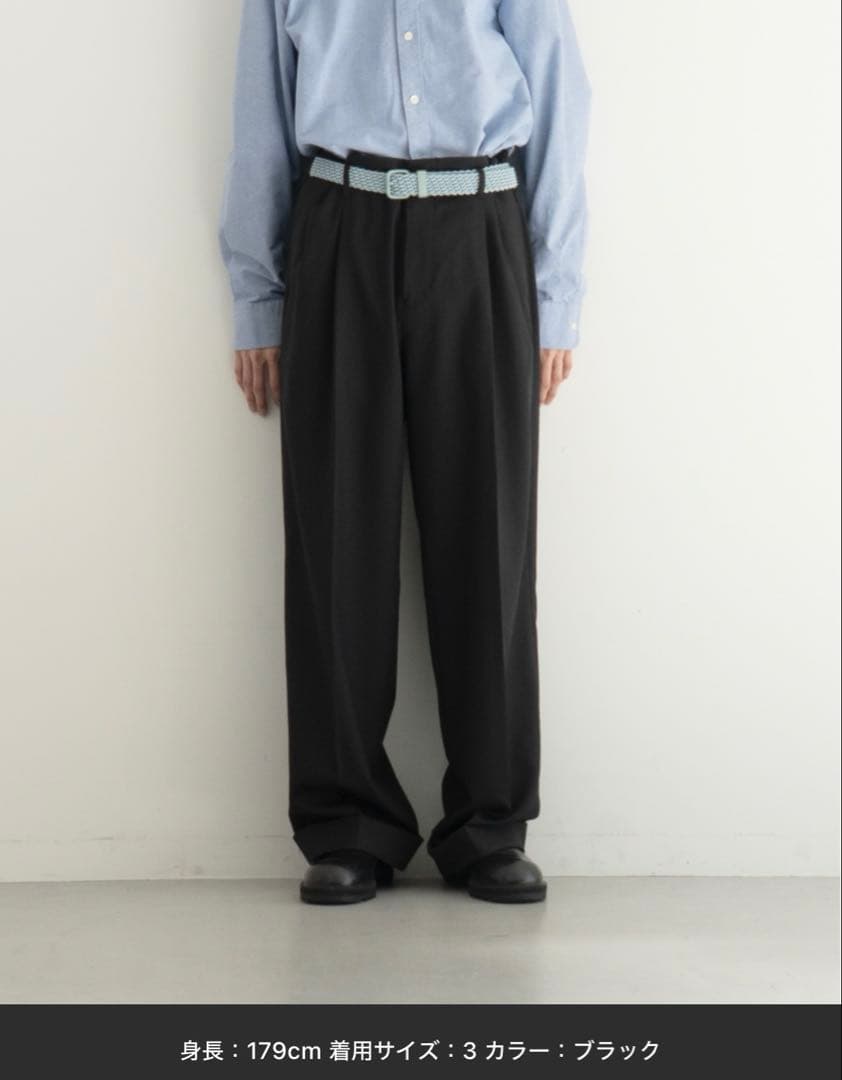 b*1様 KAIKO Wool wide slacks