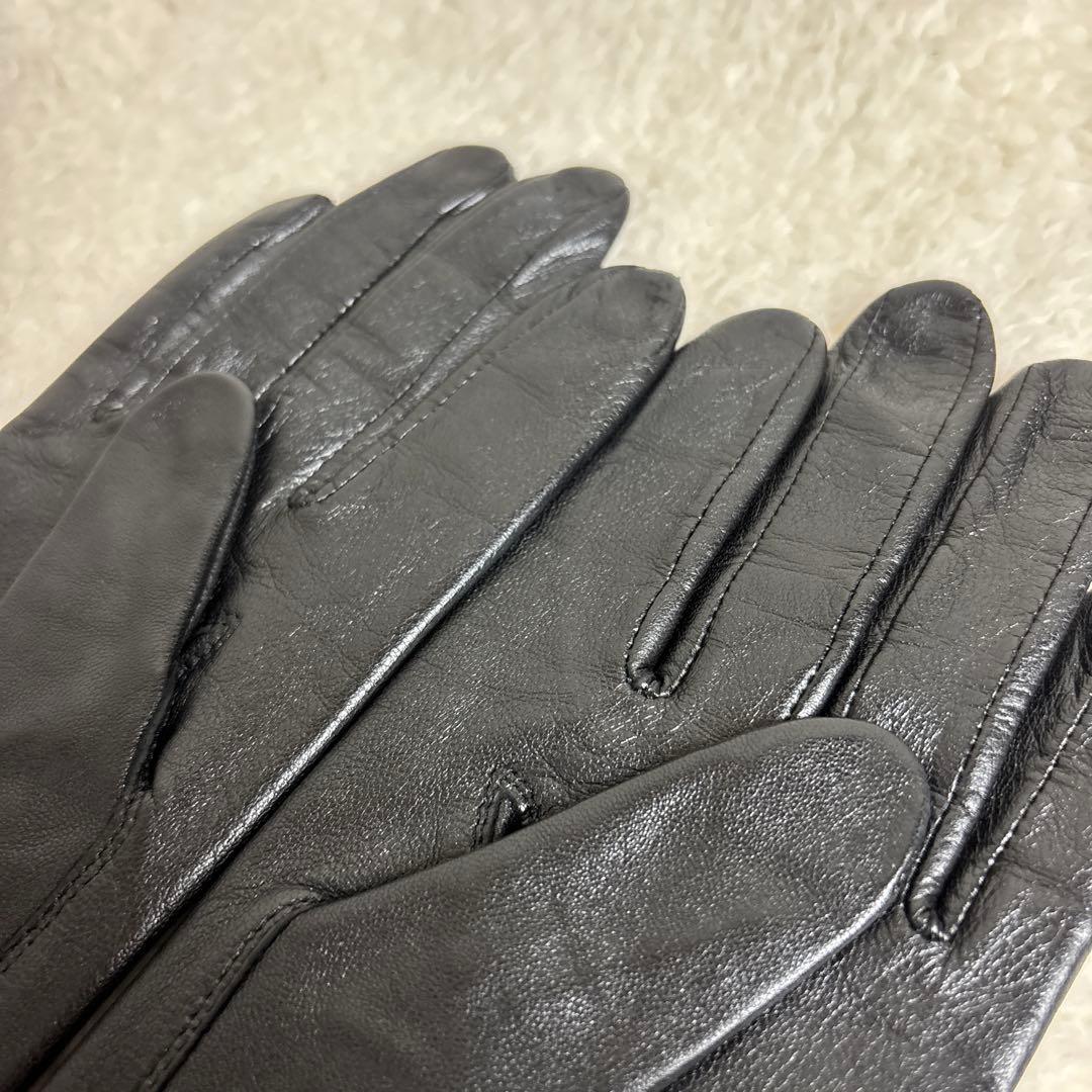 【美品】Vivienne Westwood レディース 羊革　手袋 BLACK