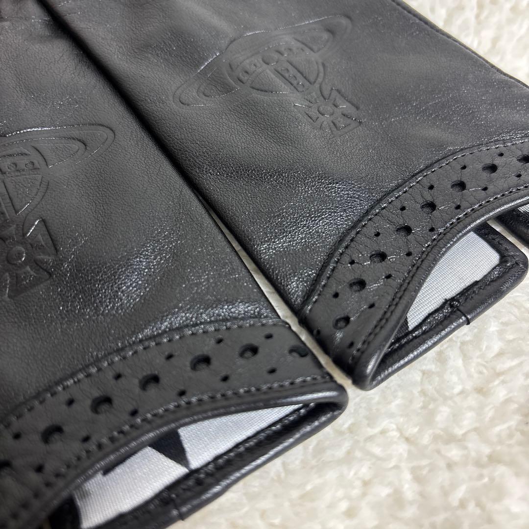 【美品】Vivienne Westwood レディース 羊革　手袋 BLACK