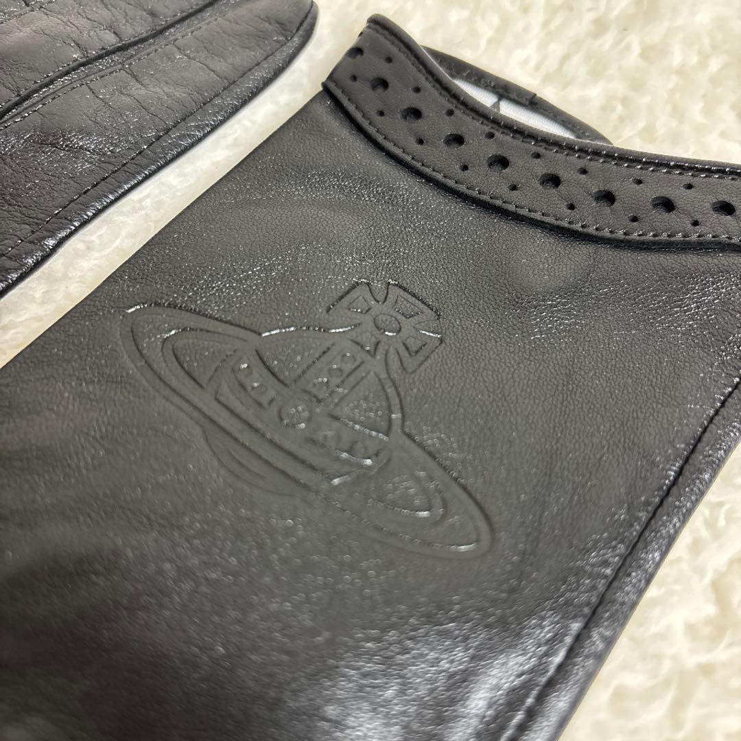 【美品】Vivienne Westwood レディース 羊革　手袋 BLACK