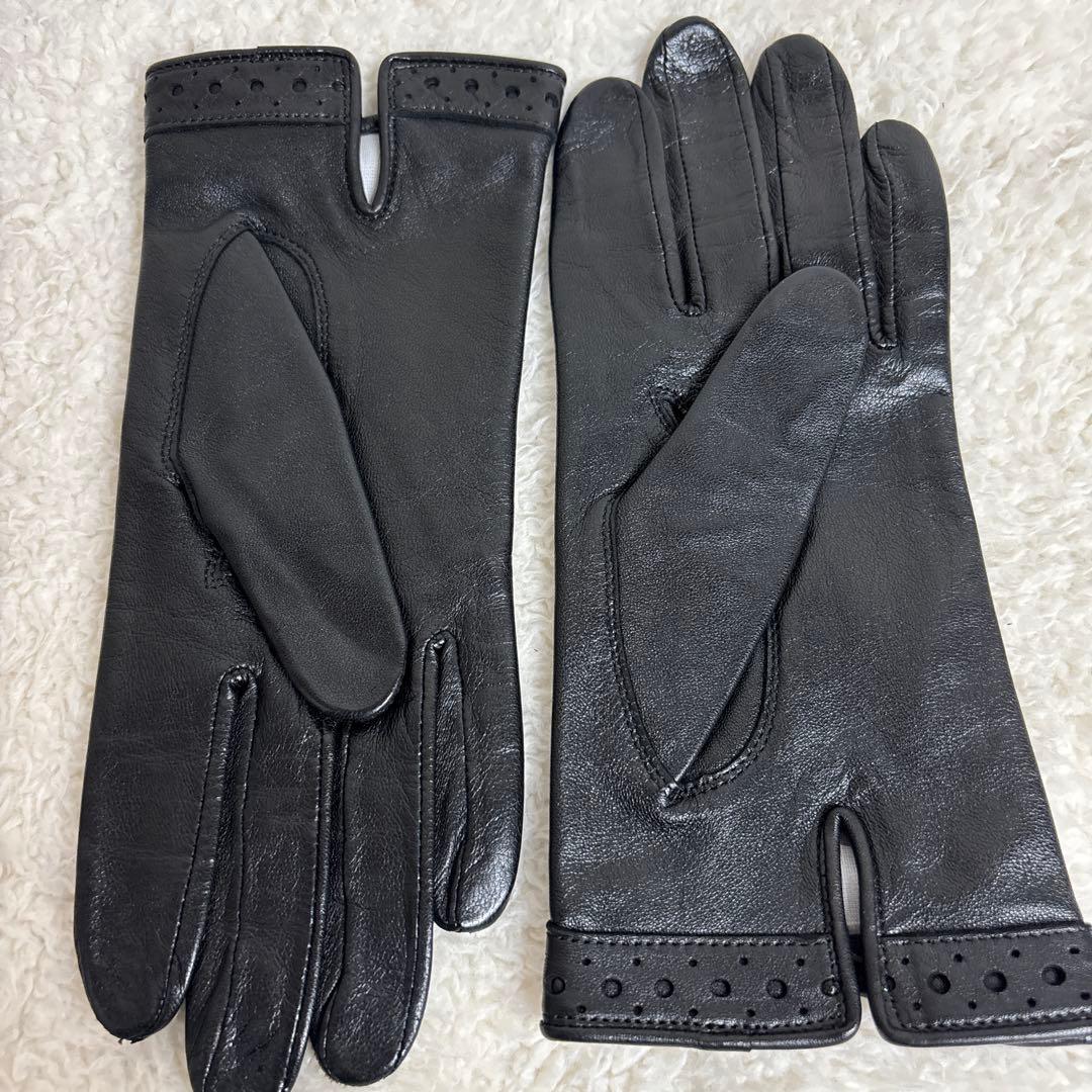【美品】Vivienne Westwood レディース 羊革　手袋 BLACK