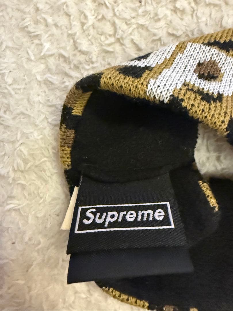 supreme×NEWERA レオパードヘッドバンド