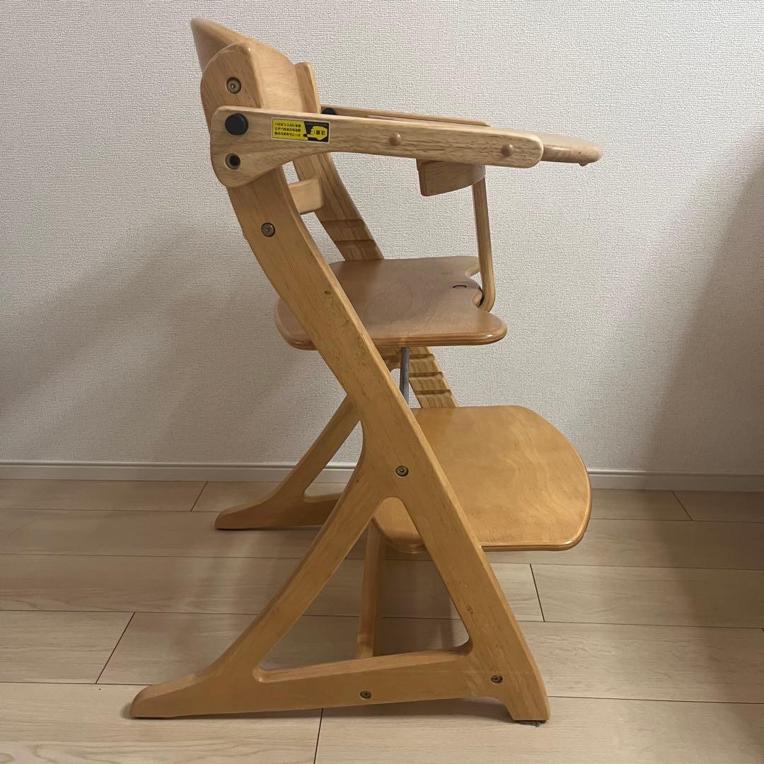 【美品】大和屋 すくすくチェアプラス テーブル＆ガード付