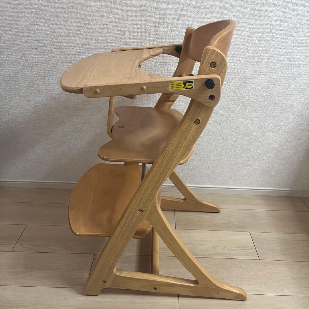 【美品】大和屋 すくすくチェアプラス テーブル＆ガード付