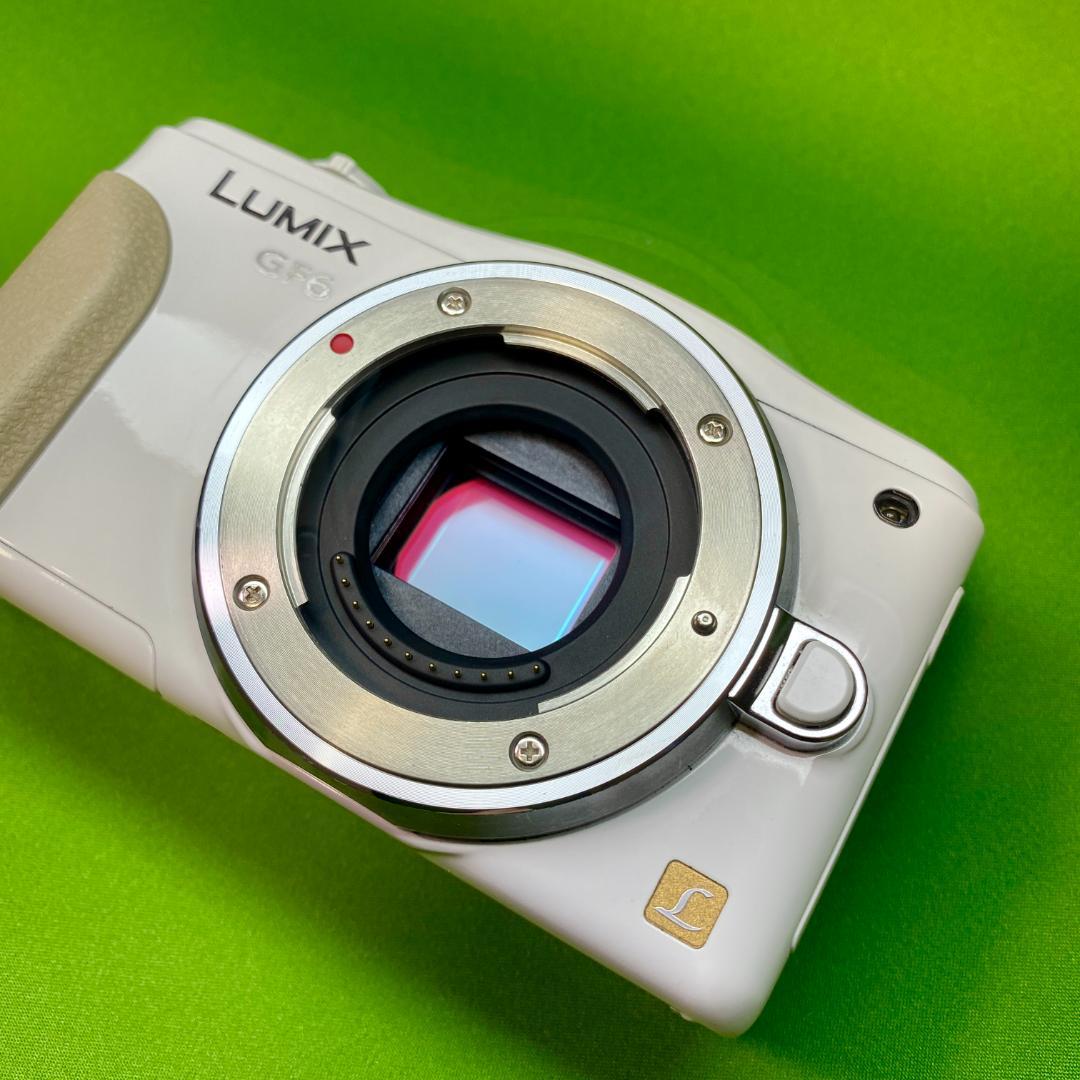 LUMIX GF6 H-PS14042 レンズキット ミラーレス一眼 ホワイト