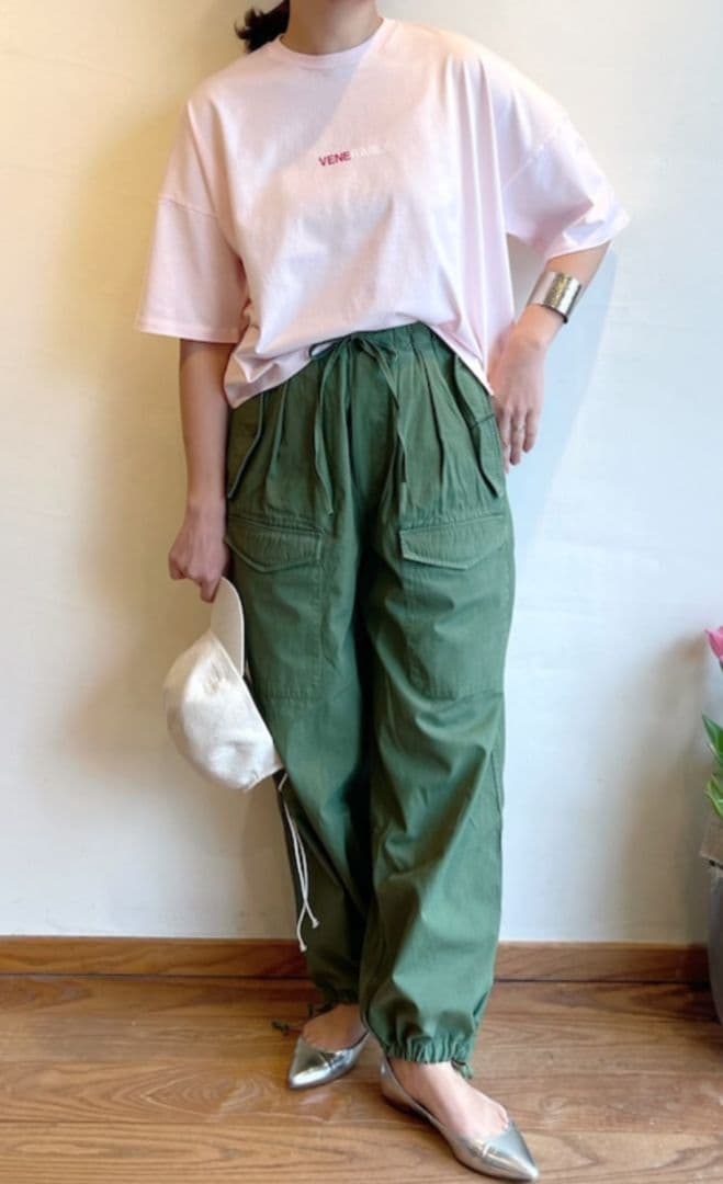 2024SS TICCA カーキカーゴパンツ