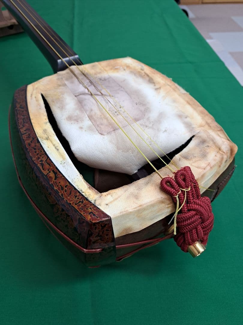 こしあん 津軽三味線 本体 木製 漆塗り