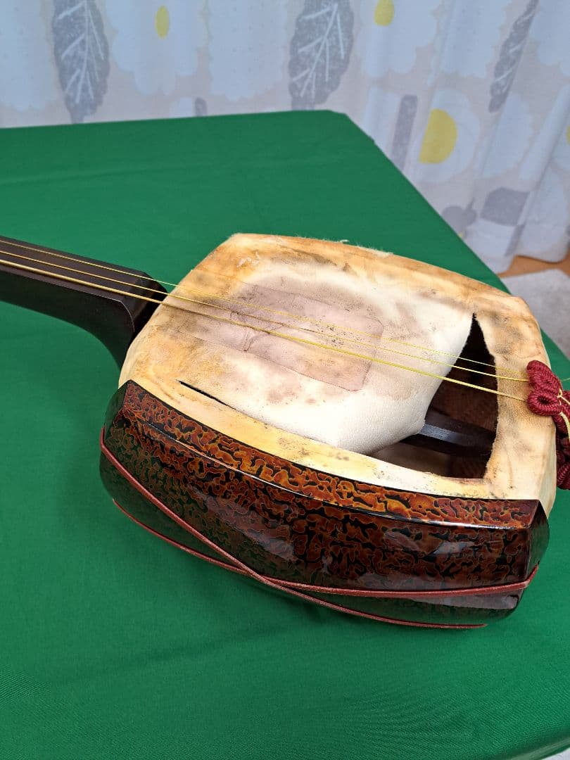 こしあん 津軽三味線 本体 木製 漆塗り