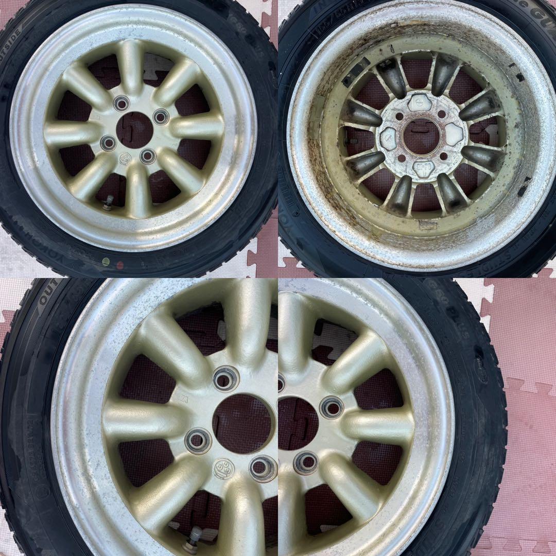 【希少】★RSワタナベ 13㌅4本セット段リム 旧車