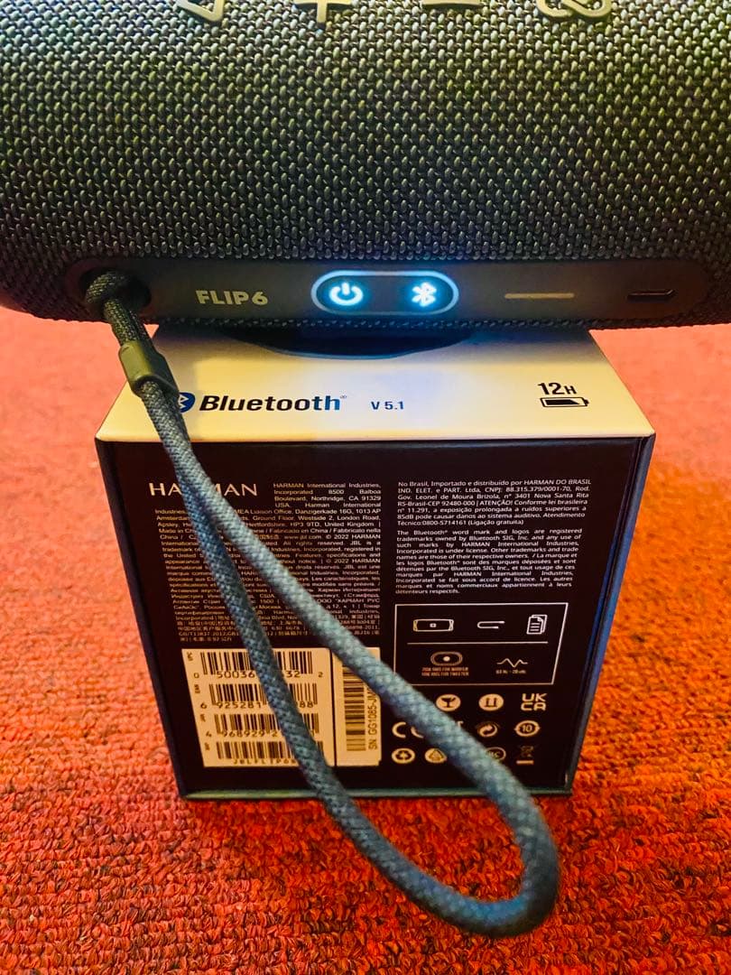 ⭐︎新品同様•美品⭐︎JBL FLIP6 スピーカー ブルー