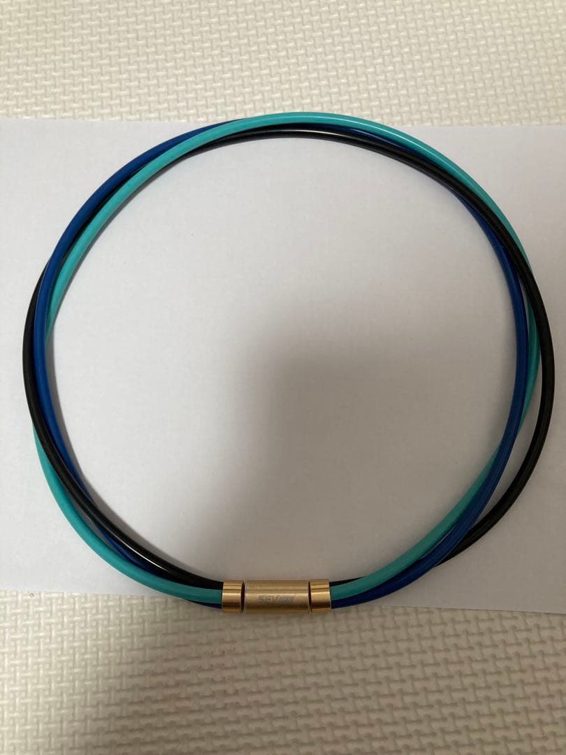 SEV セブルーパー 54cm 健康 ネックレス 青 水色 黒