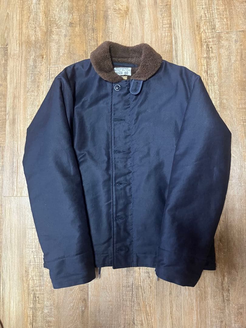 バズリクソンズ　N-1 ネイビーデッキジャケット　サイズ40 ほぼ未使用