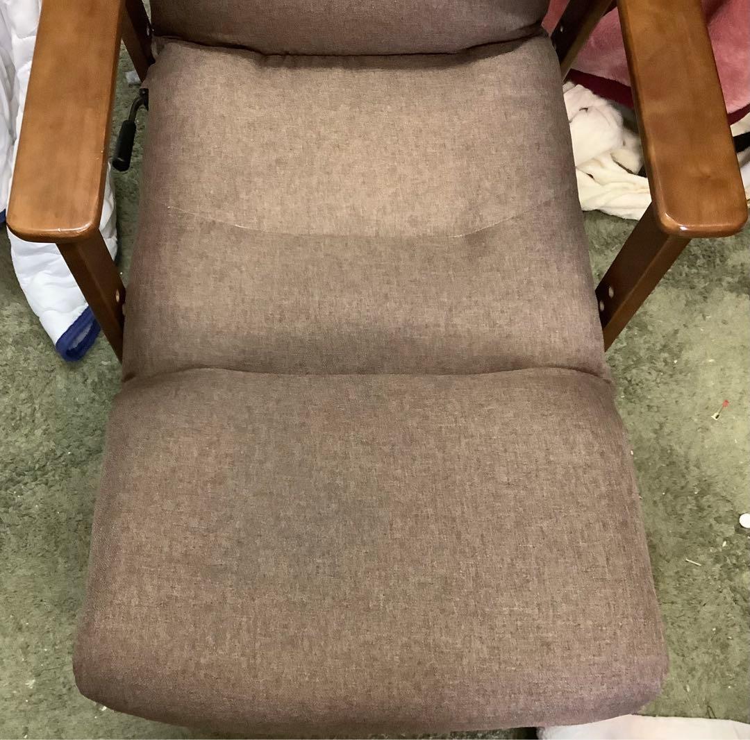 【ゆったりくつろげる】３段調整高座椅子(JC-E01) 完成品 ニトリ