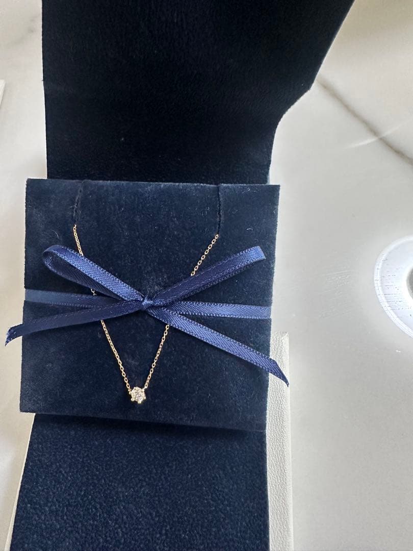 AHKAH ロシアンダイヤモンドネックレス　0.13ct