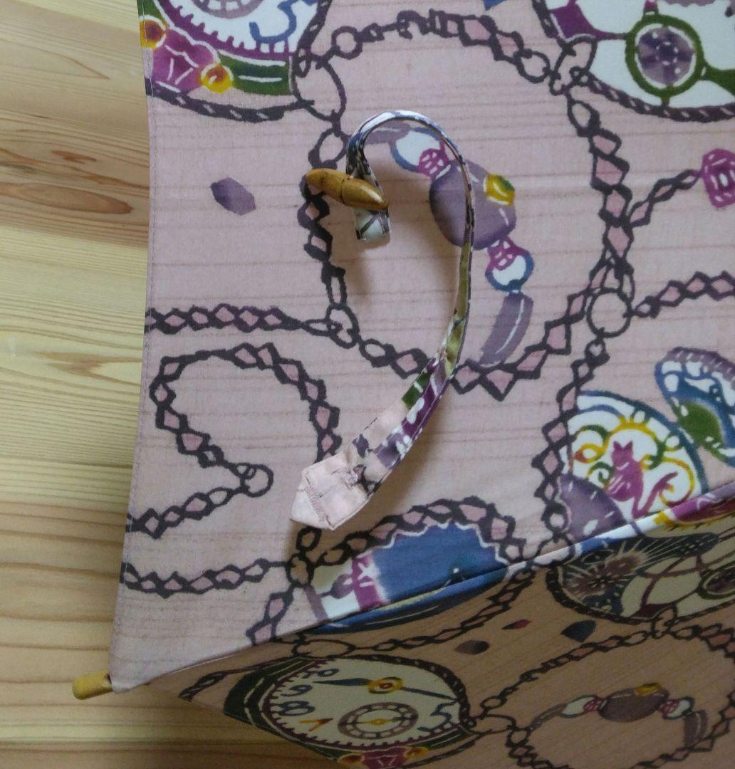 【極美品：使用回数1回】紅型作家　戸谷真子さんデザイン　プリント日傘　晴雨兼用